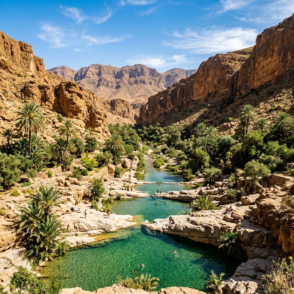 Paradise Valley & High Atlas Emerald Pools 🏔️